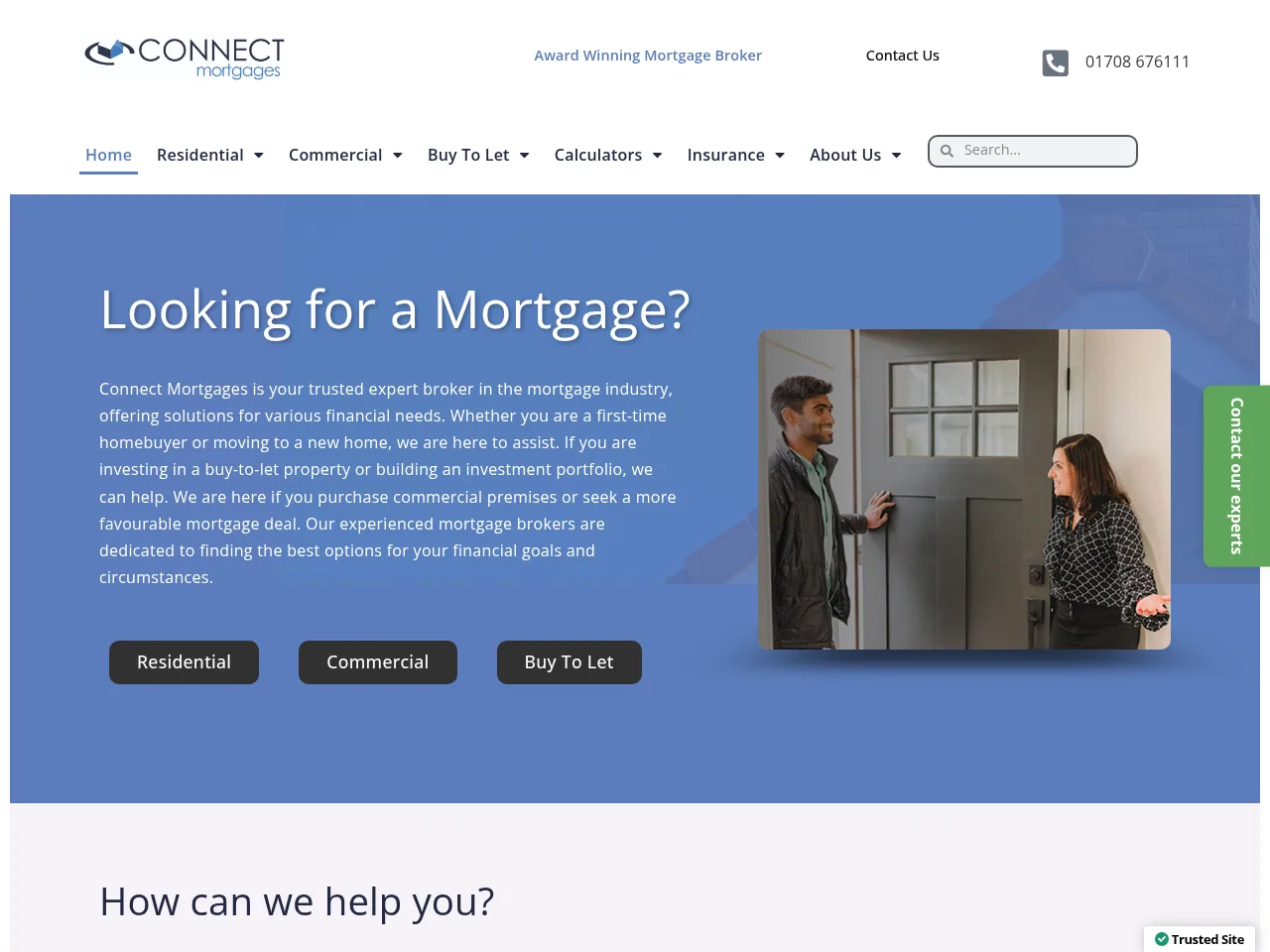 Connect Mortgages website preview