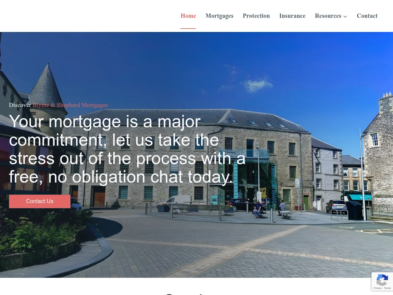 Blythe & Shepherd Mortgages website preview