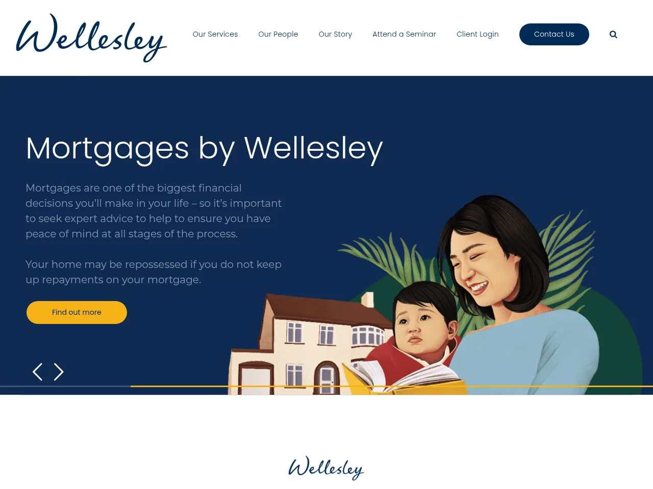 Wellesley website preview