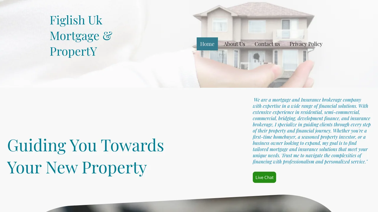 Figlish uk mortgage and property website preview