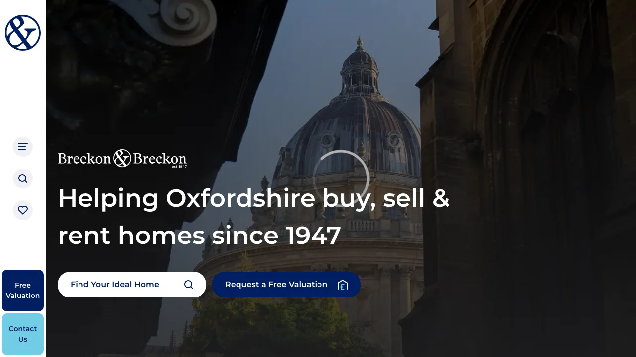 Breckon & Breckon Oxford City website preview