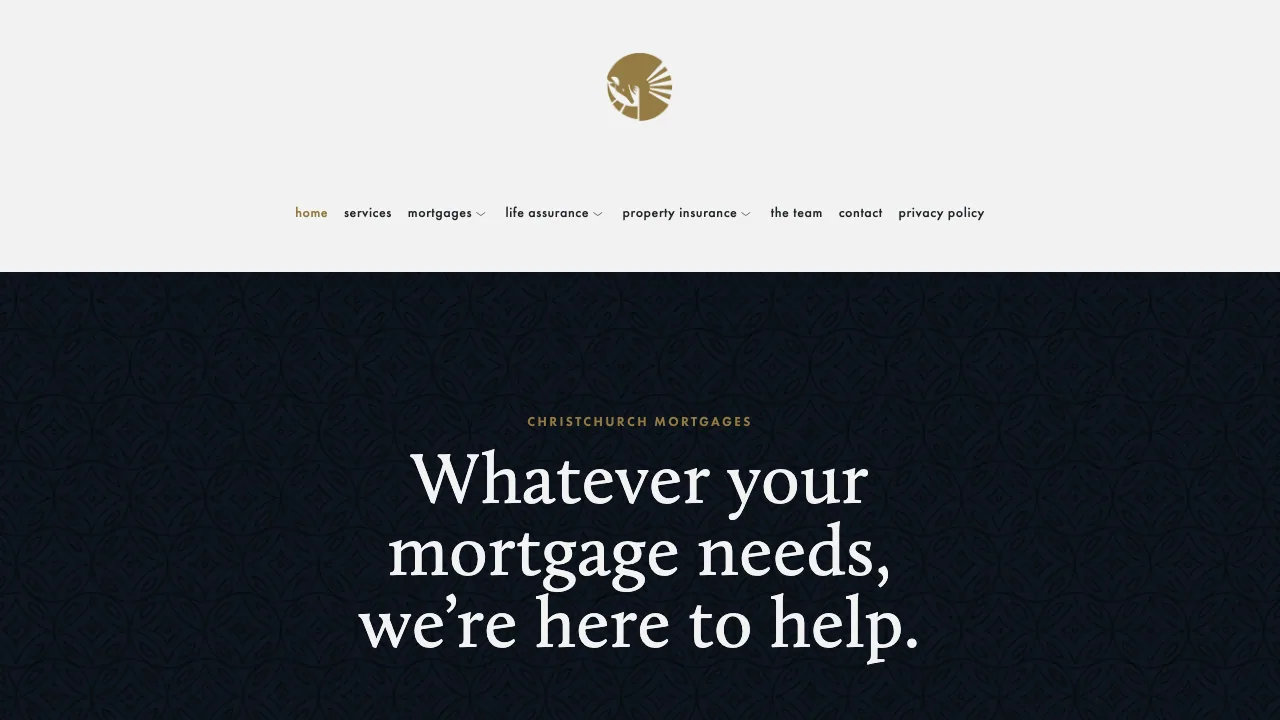 Christchurch Mortgages website preview