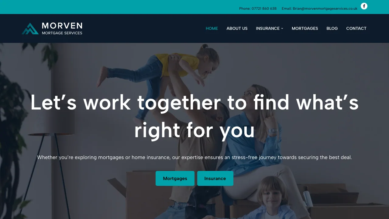 Morven Mortgage Services website preview