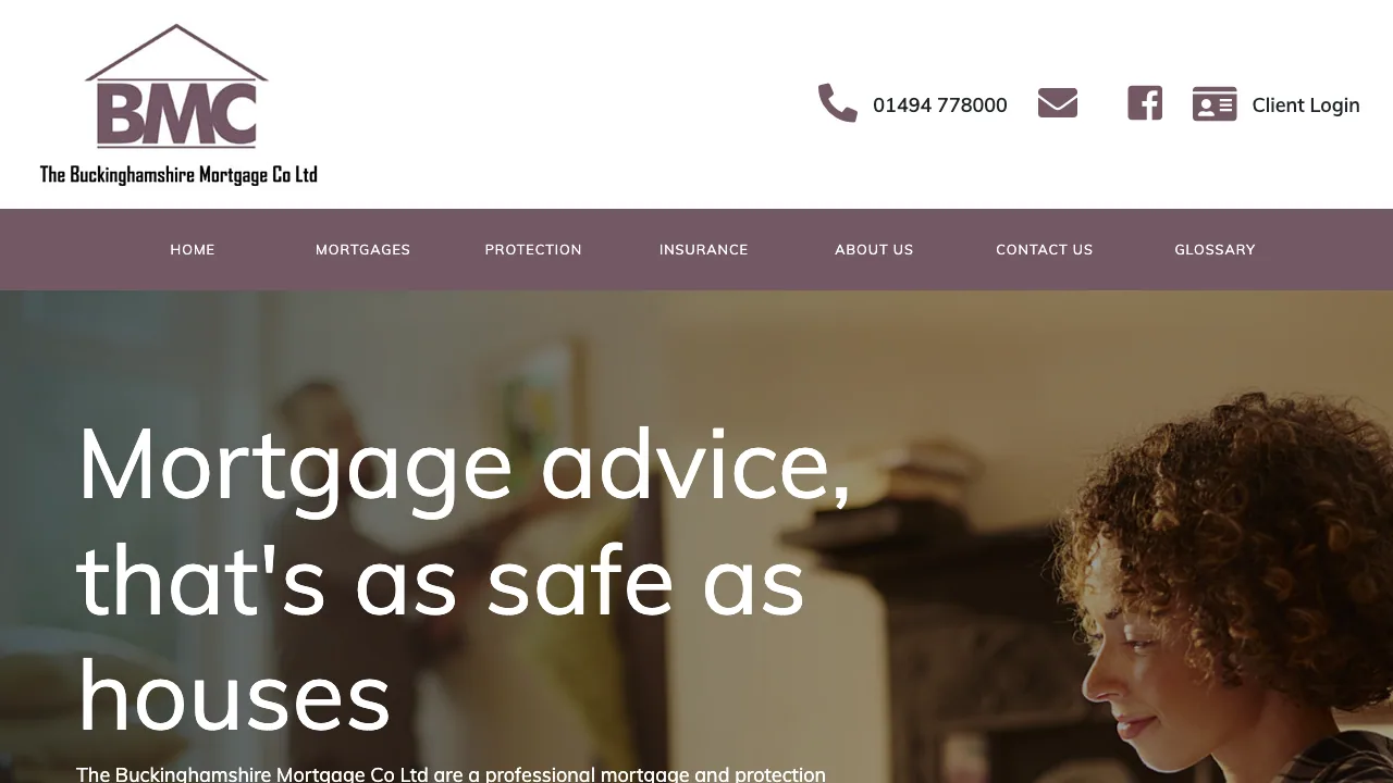 The Buckinghamshire Mortgage Co Ltd website preview