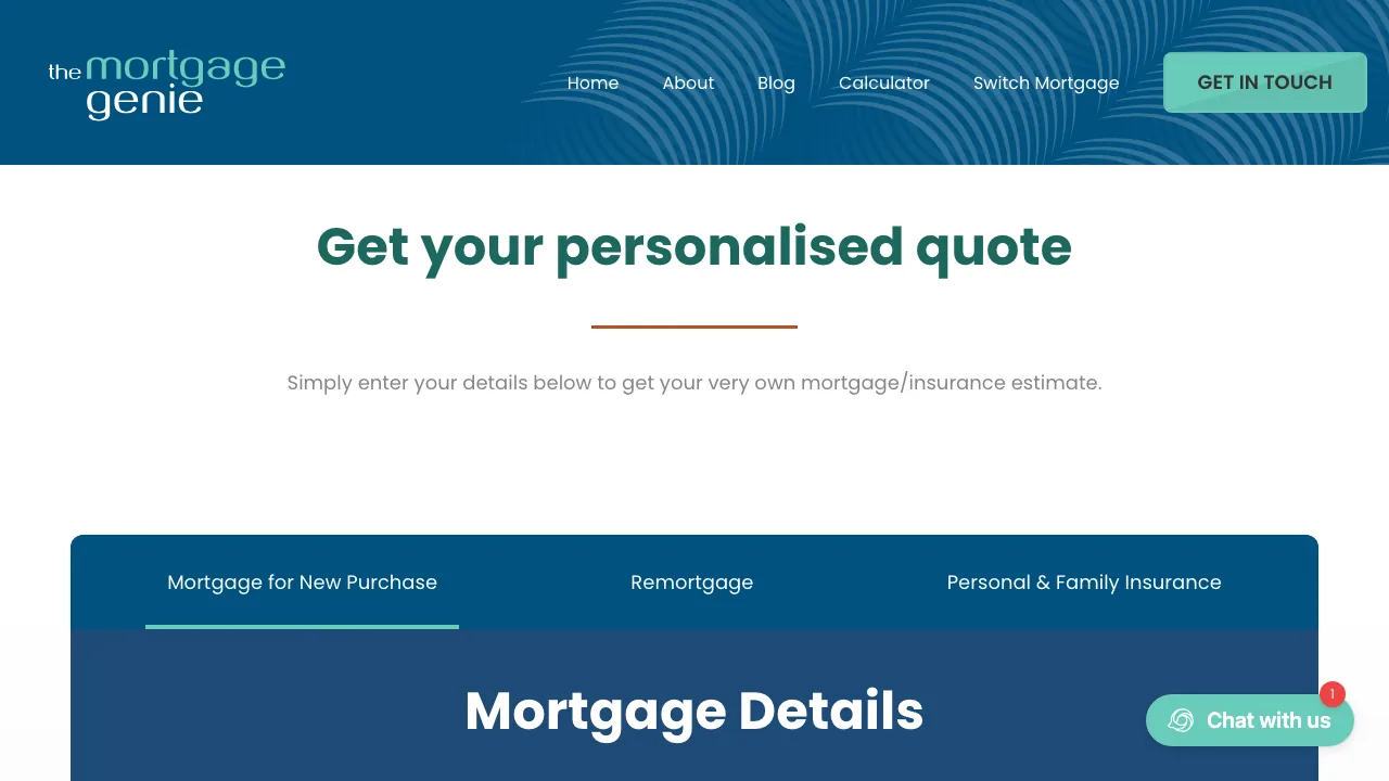 The Insurance Genie website preview