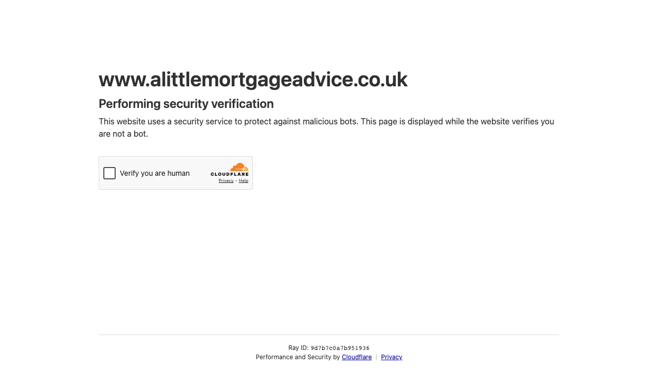 A Little Mortgage Advice website preview