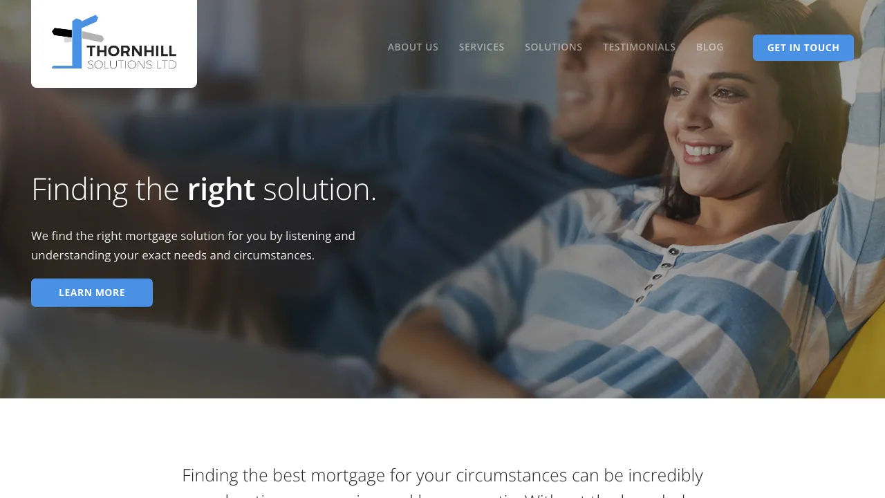 Thornhill Solutions Ltd website preview