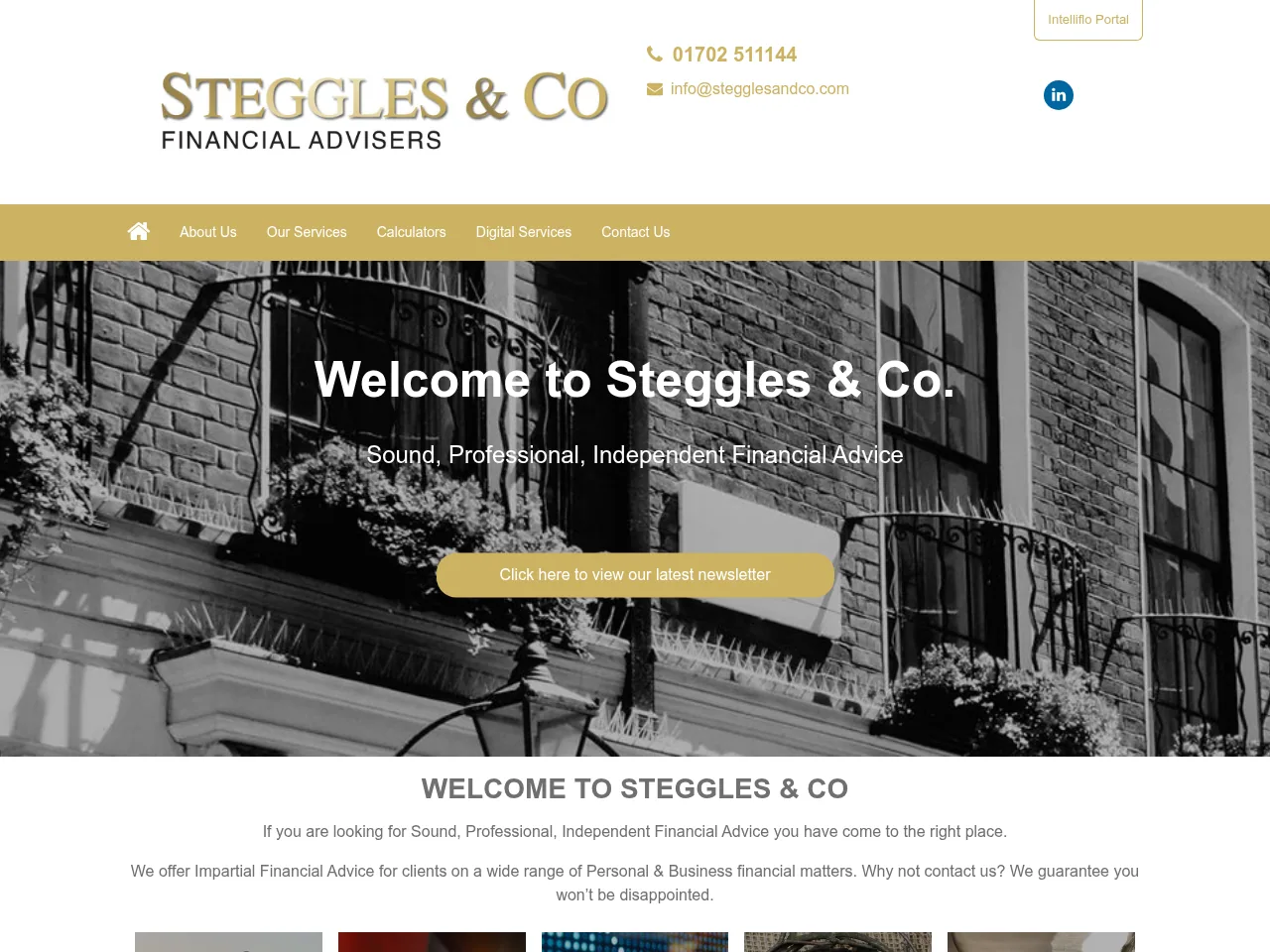 Steggles & Co. website preview