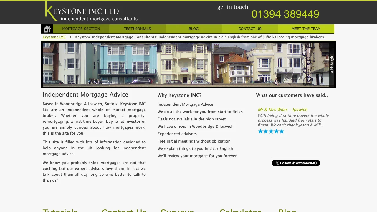 Keystone IMC Ltd website preview