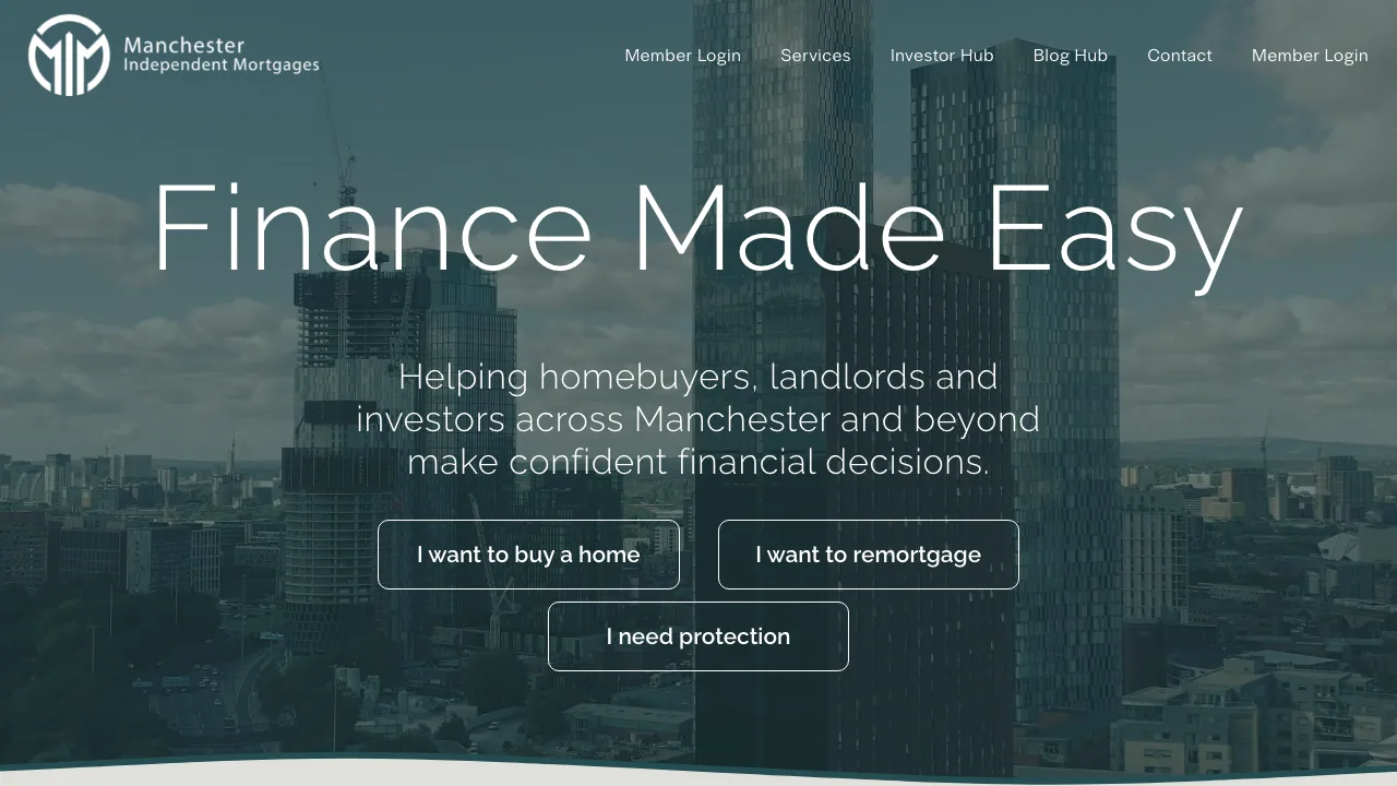 Manchester Independant Mortgages Ltd website preview