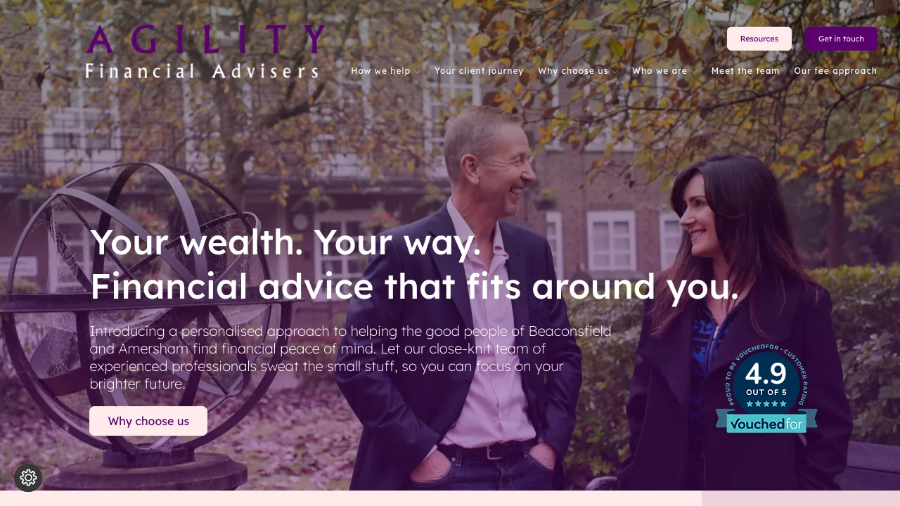 AGILITY Financial Solutions Ltd website preview