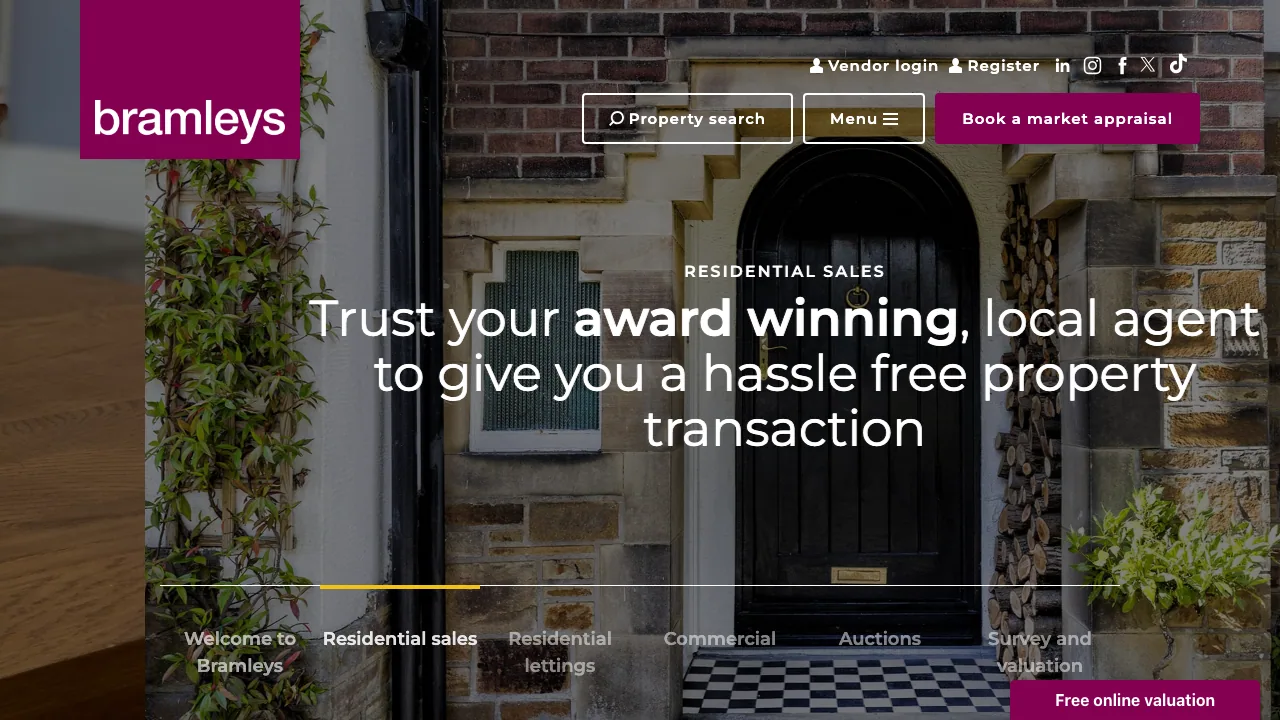 Bramleys website preview