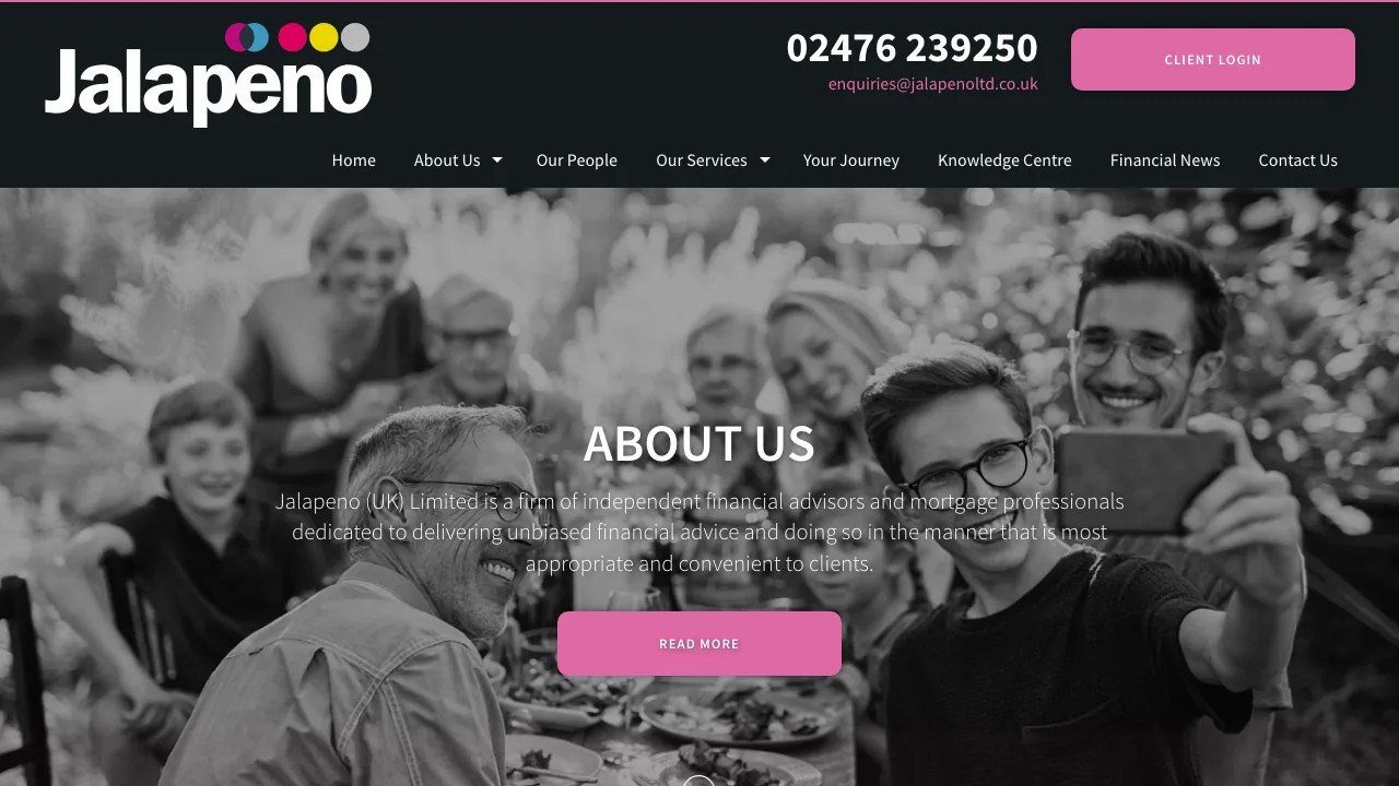 Jalapeno (UK) Ltd website preview