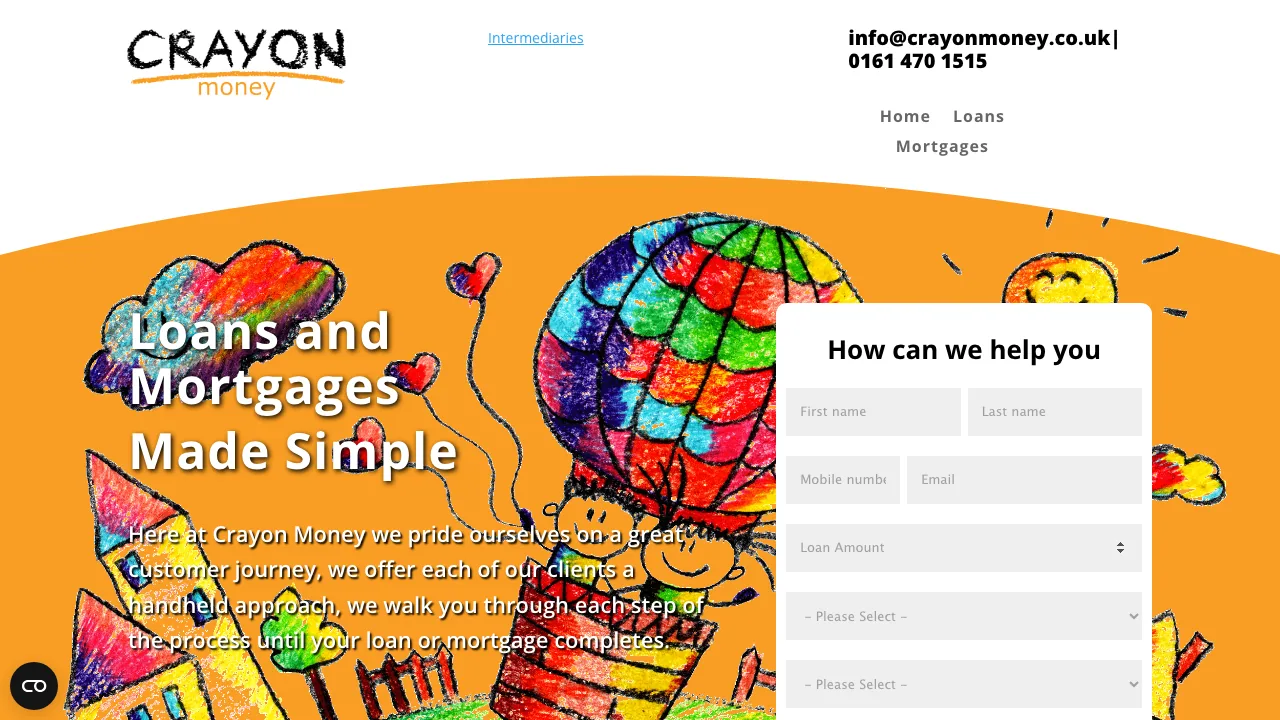 Crayon Money website preview