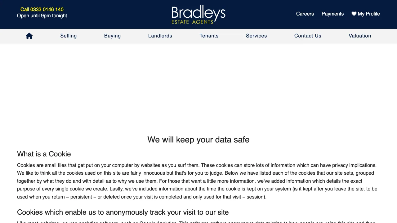 Bradleys Financial Services Exeter website preview