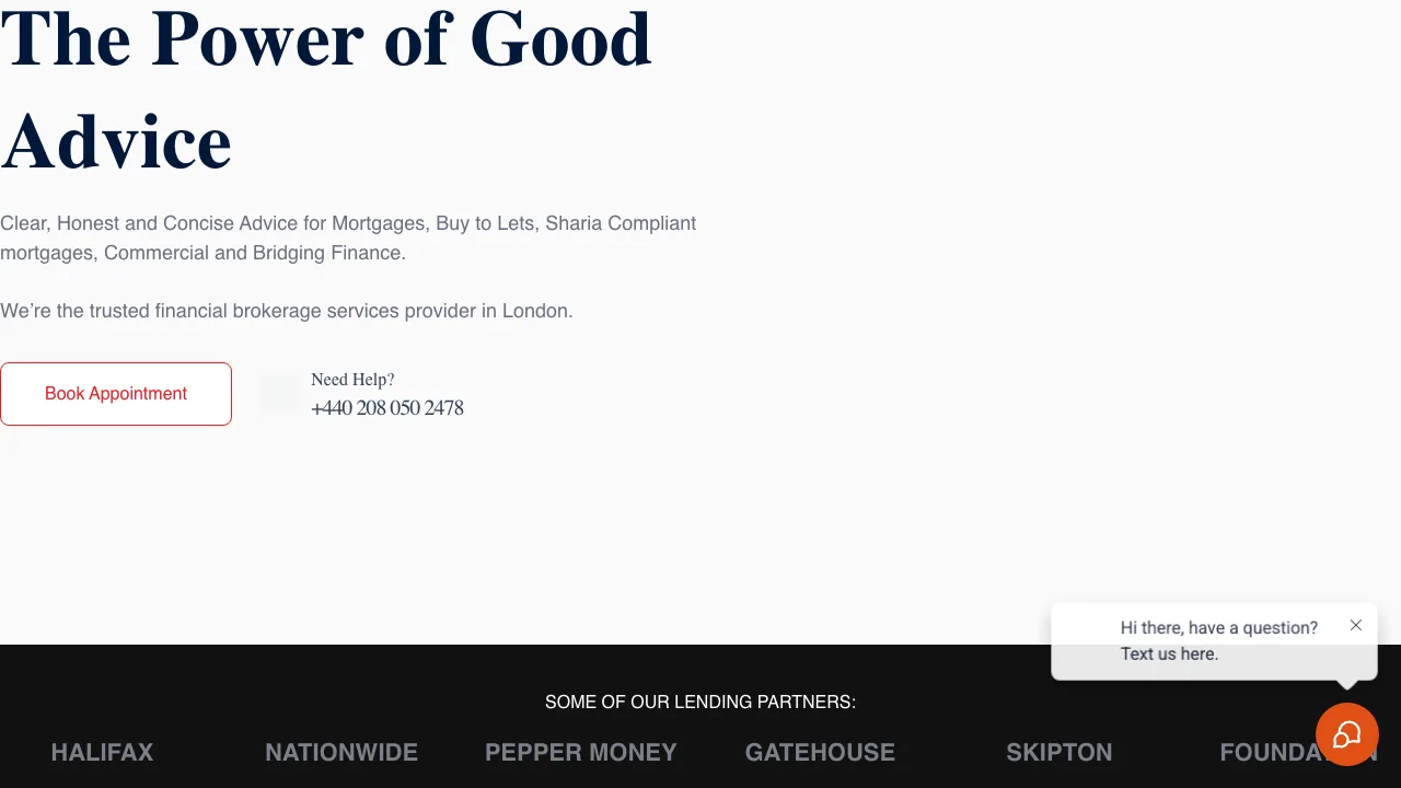 Beneco Financial Services website preview