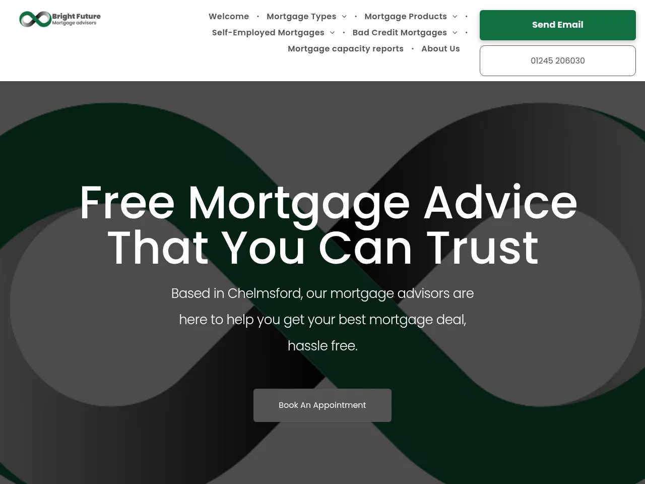 Bright Future Mortgages website preview