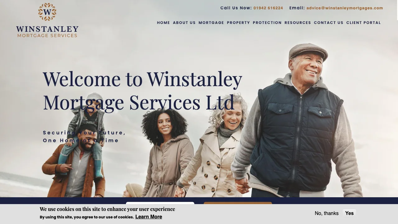 Winstanley Mortgage Services Ltd website preview