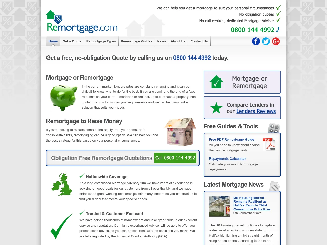 remortgage.com website preview