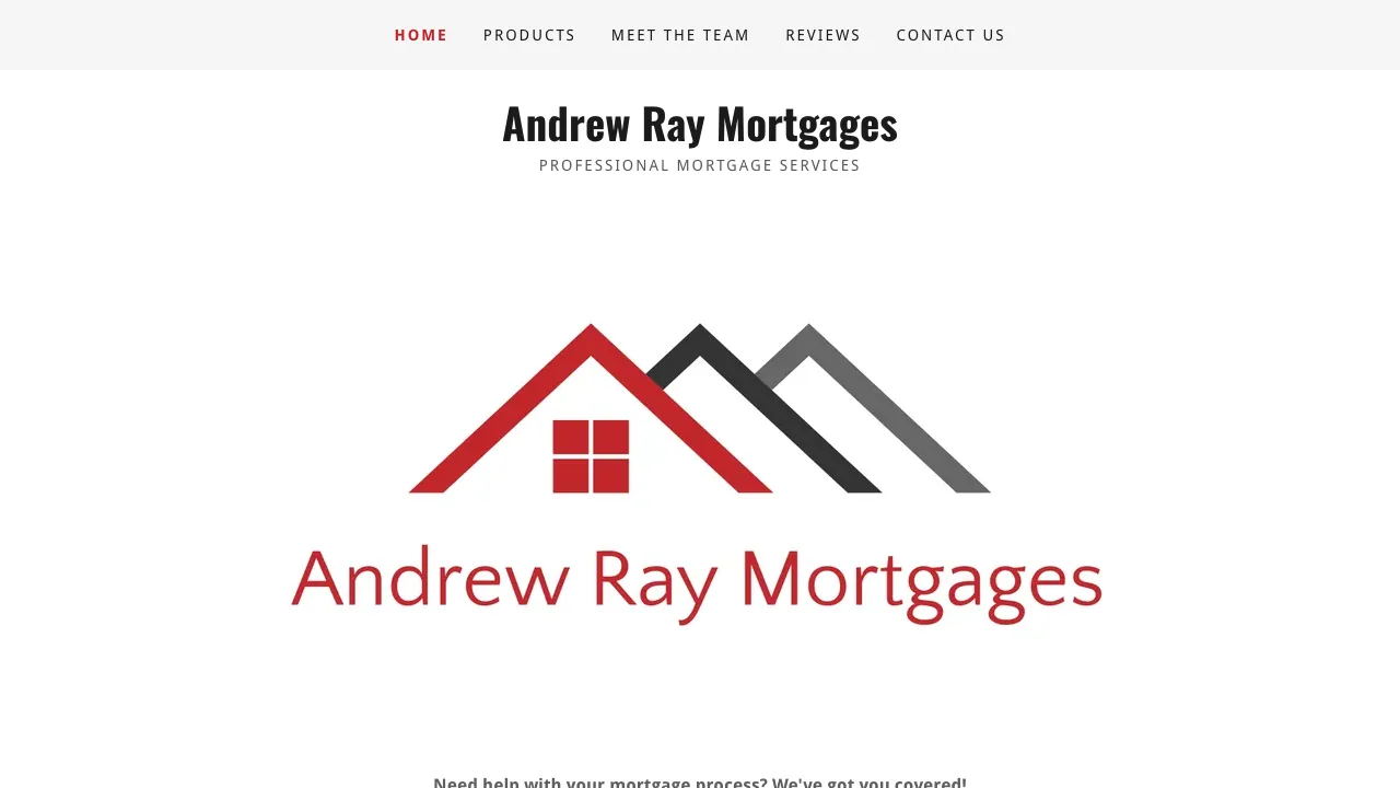 Andrew Ray Mortgages website preview