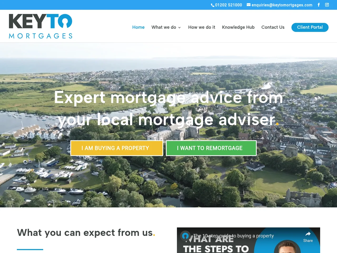 Key To Mortgages website preview