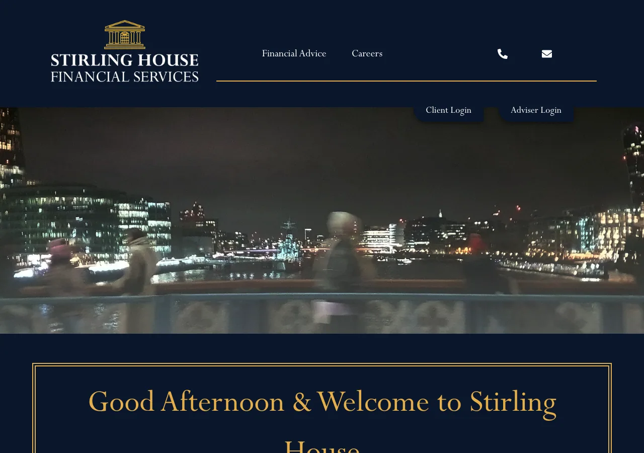 Stirling House Financial Services website preview