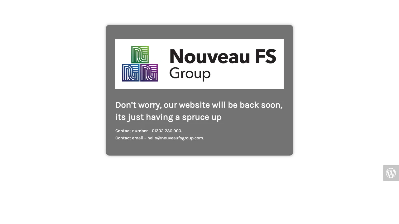 Nouveau Financial website preview