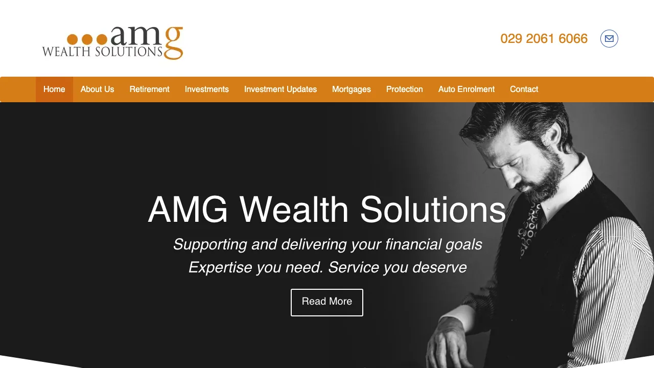 Amg Wealth Solutions LLP website preview