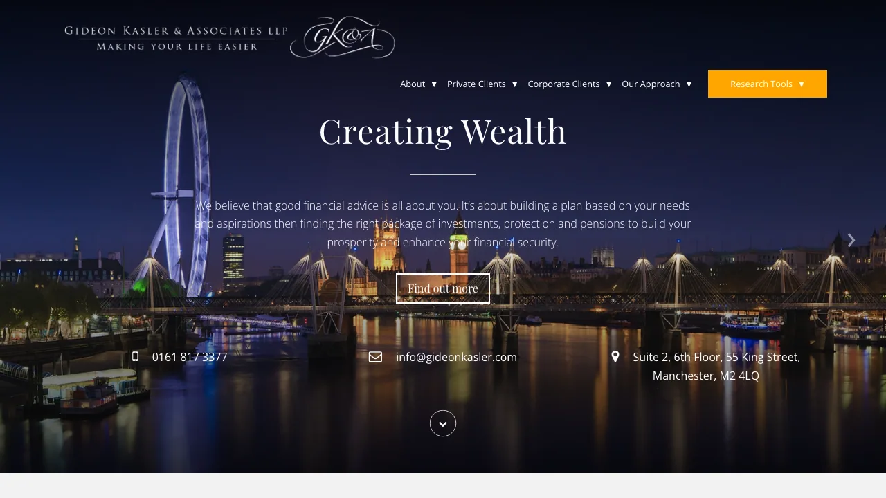 Kasler Gideon website preview