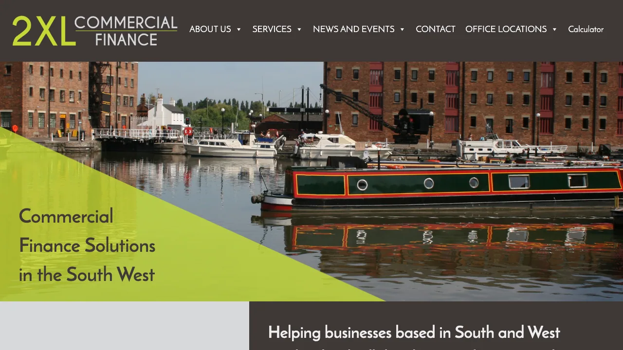 2XL Commercial Finance Gloucestershire website preview