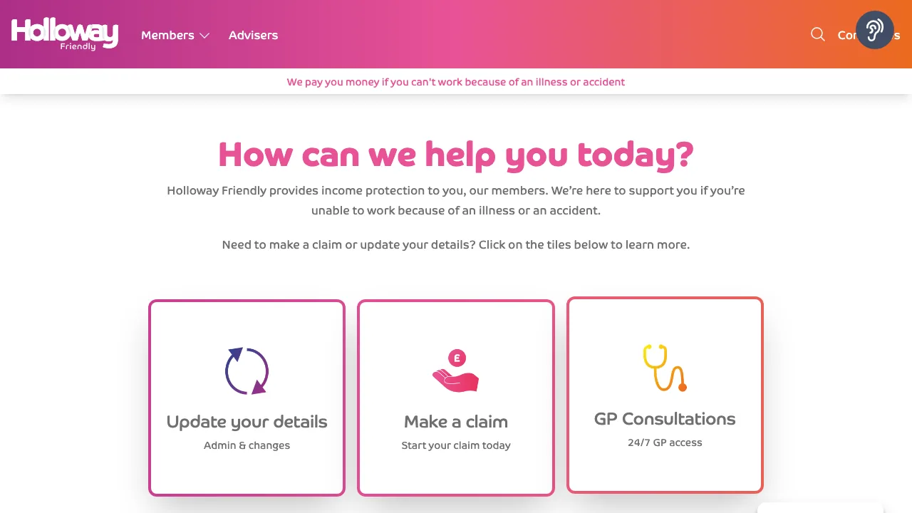 Holloway Friendly website preview