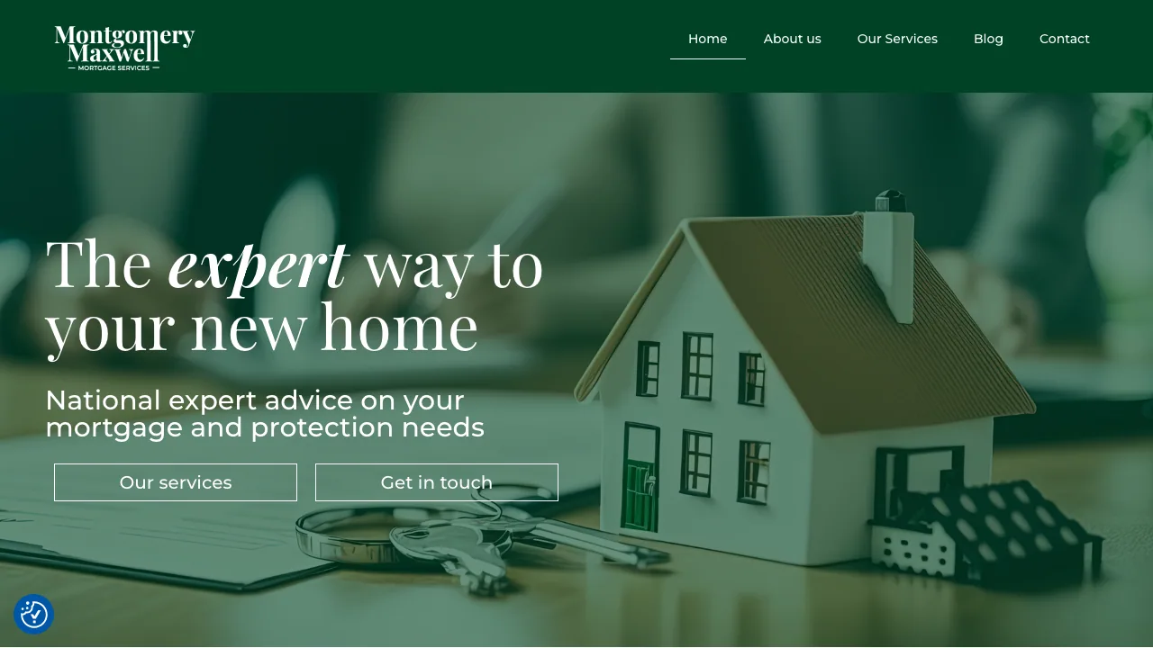Montgomery Maxwell Mortgage Services website preview