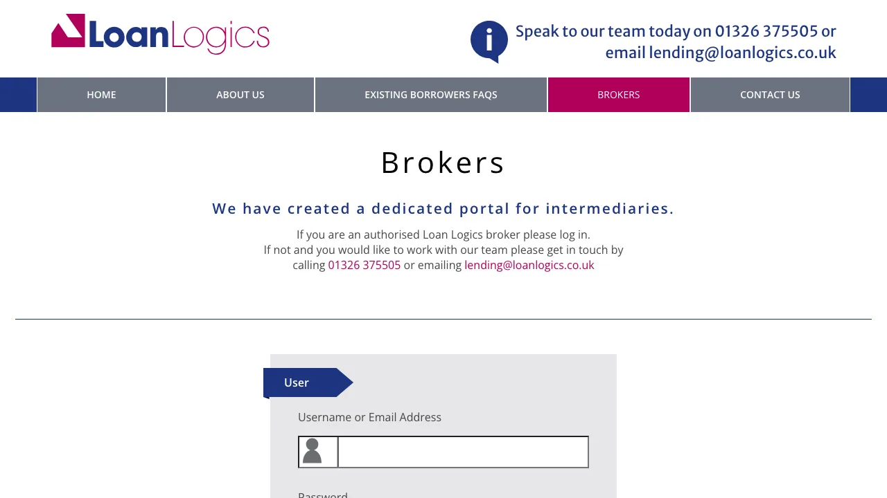 Loan Logics Ltd website preview