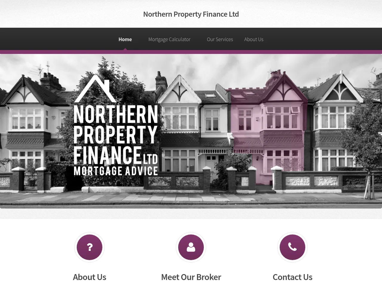 Northern Property Finance website preview