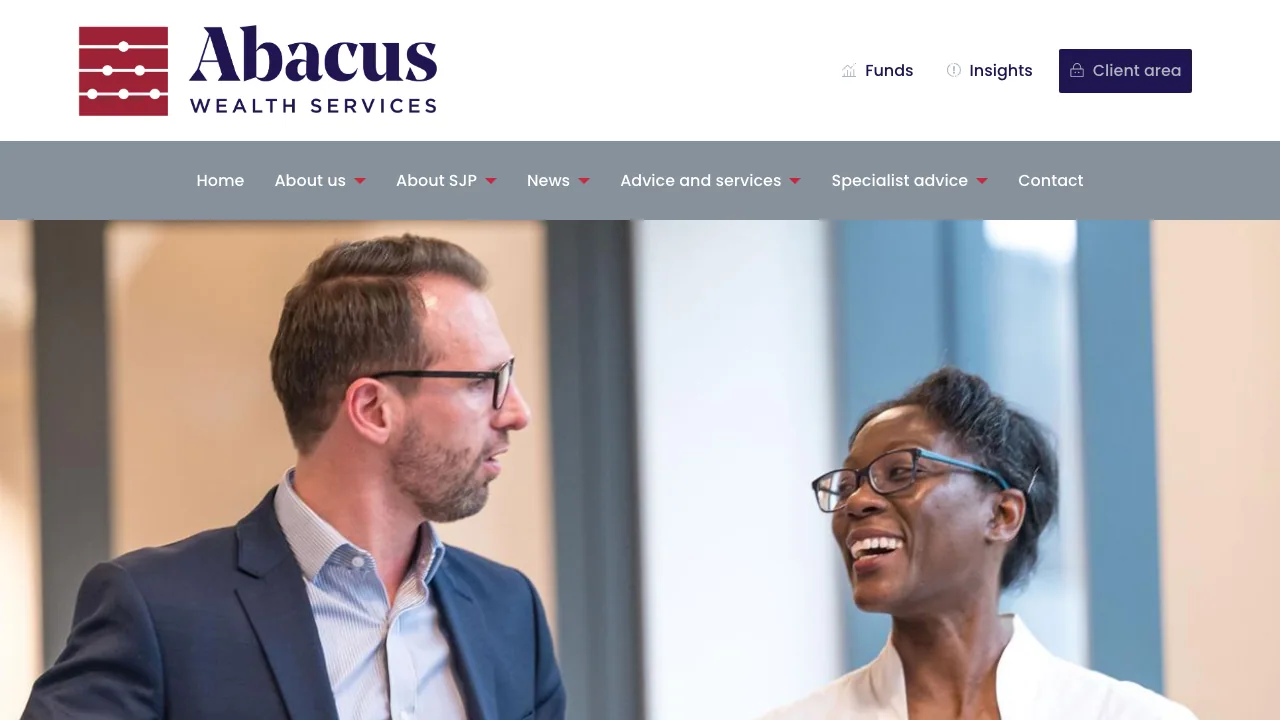 Abacus Wealth Services Ltd website preview
