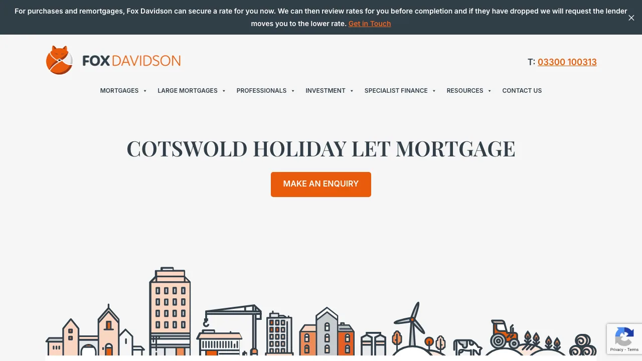 Fox Davidson Mortgage Brokers website preview