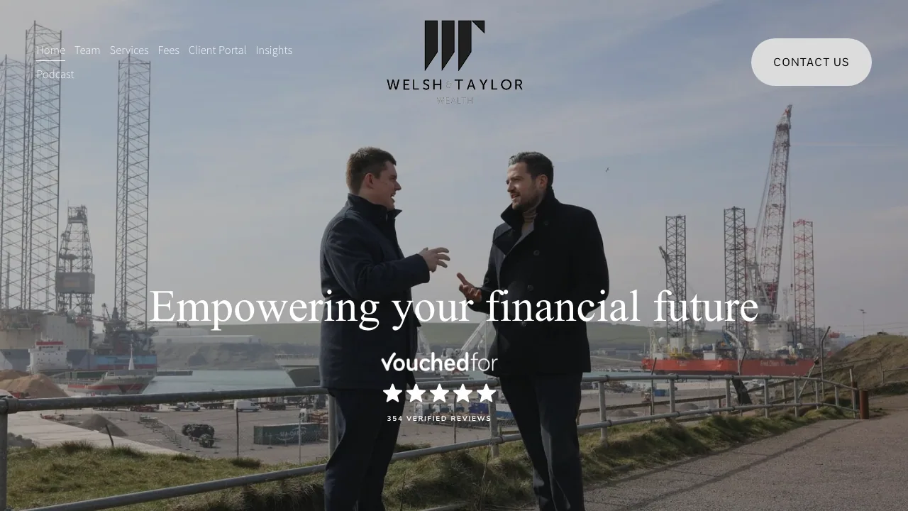 Welsh & Taylor Wealth website preview