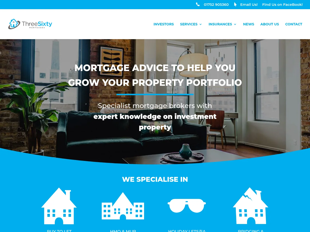 ThreeSixty Mortgages website preview