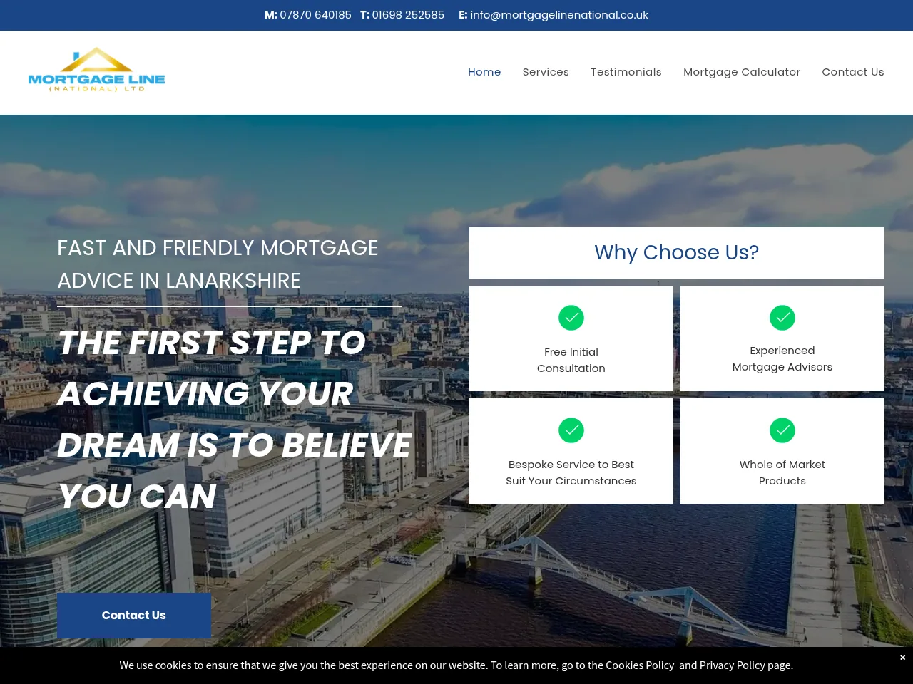 Mortgage Line (National) website preview