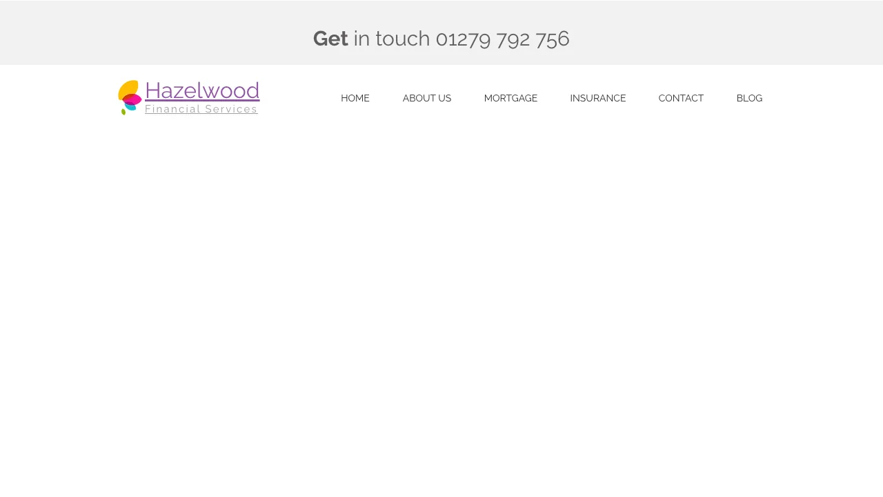 Hazelwood Financial Services website preview