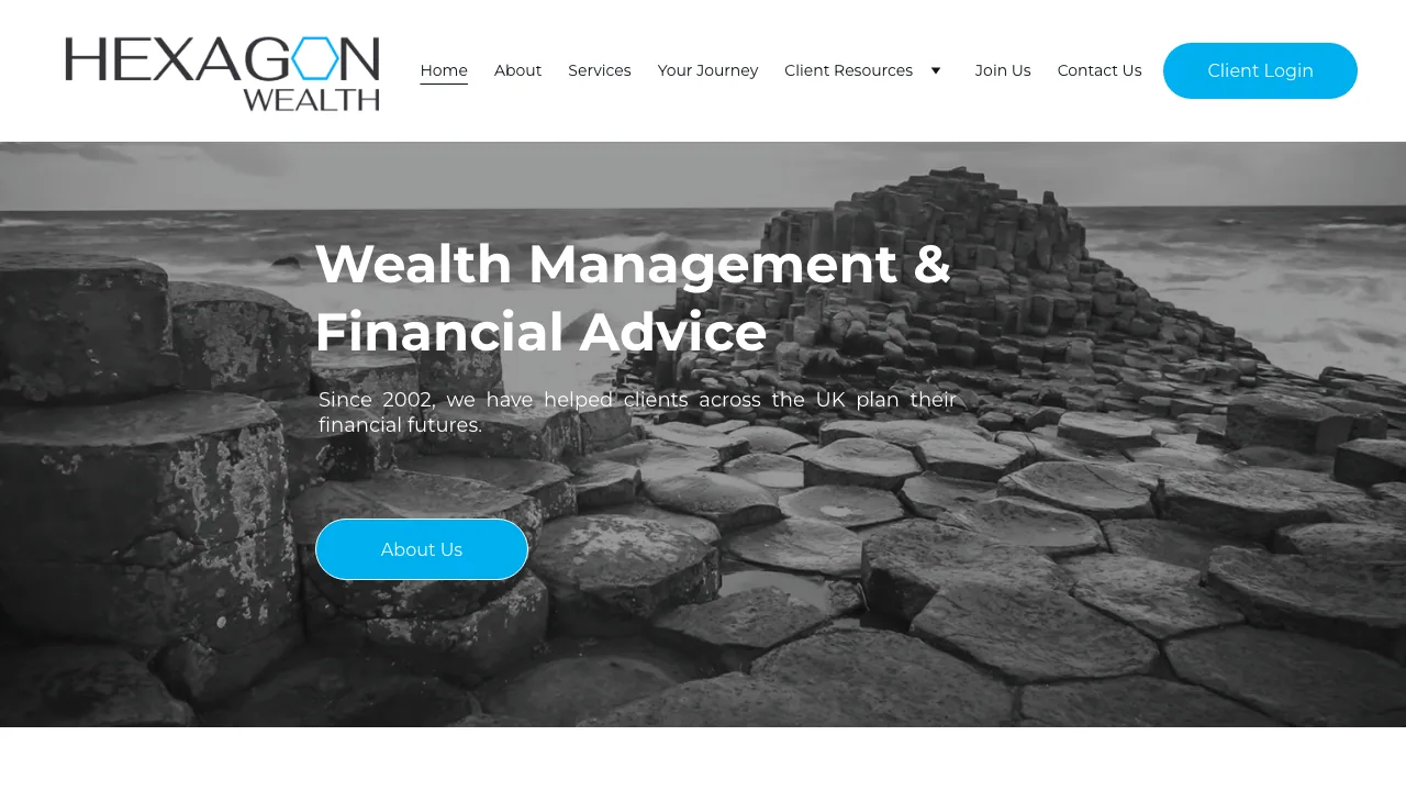 Hexagon Wealth Limited website preview