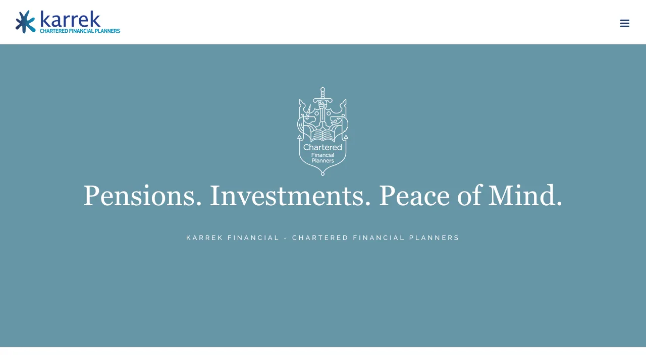 Karrek Financial Management website preview
