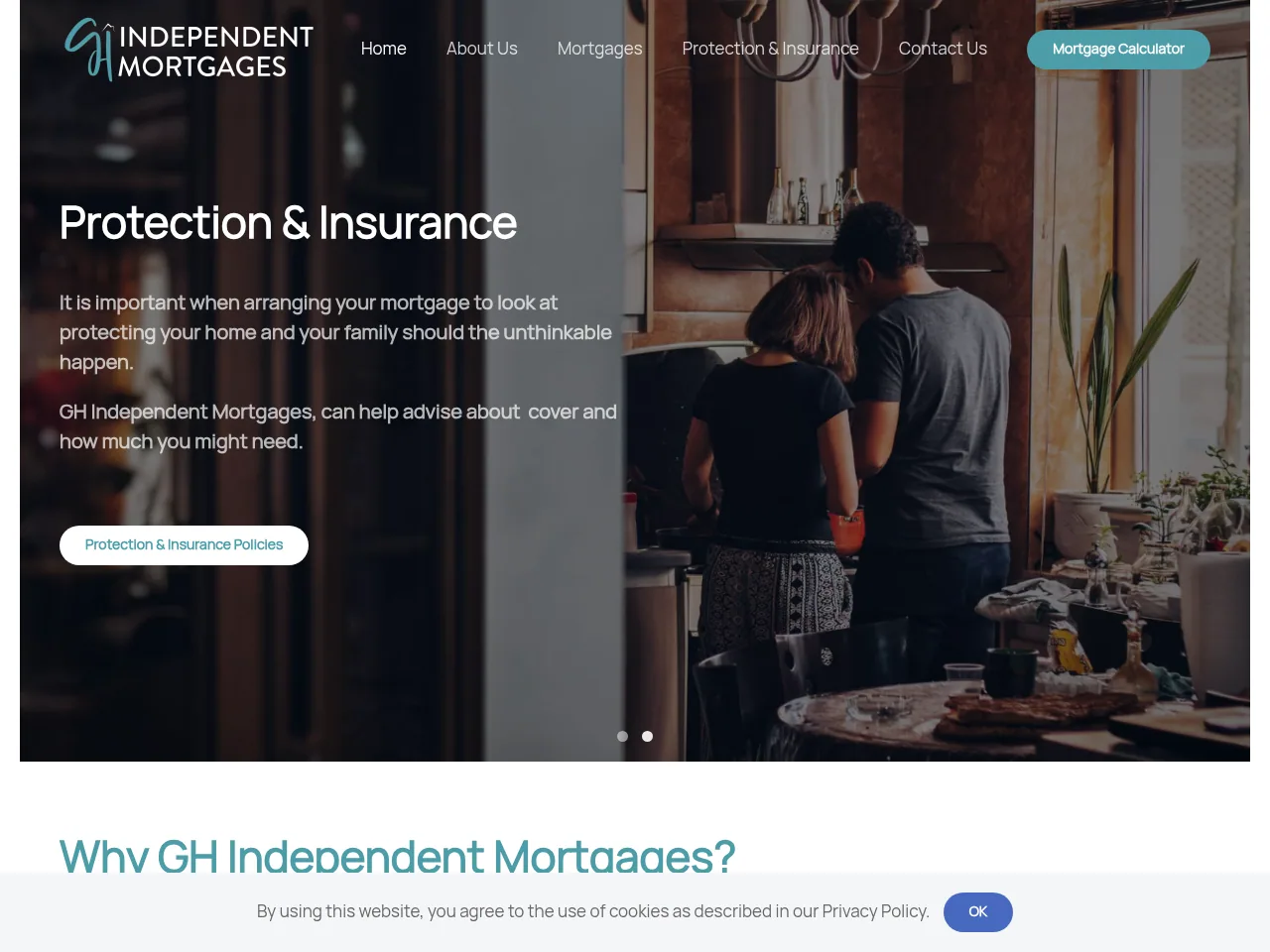 GH Independent Mortgages website preview