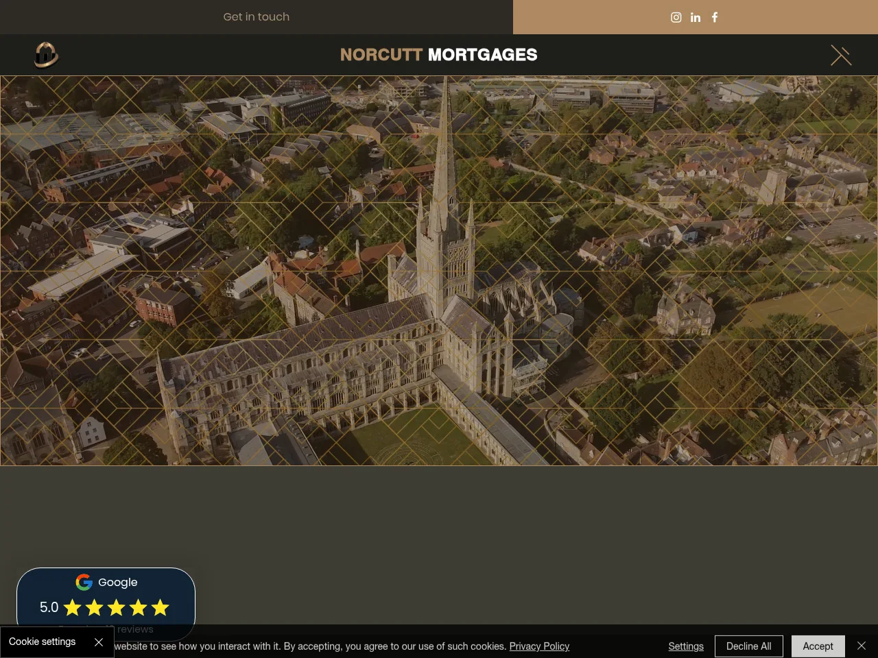 Norcutt Mortgages website preview