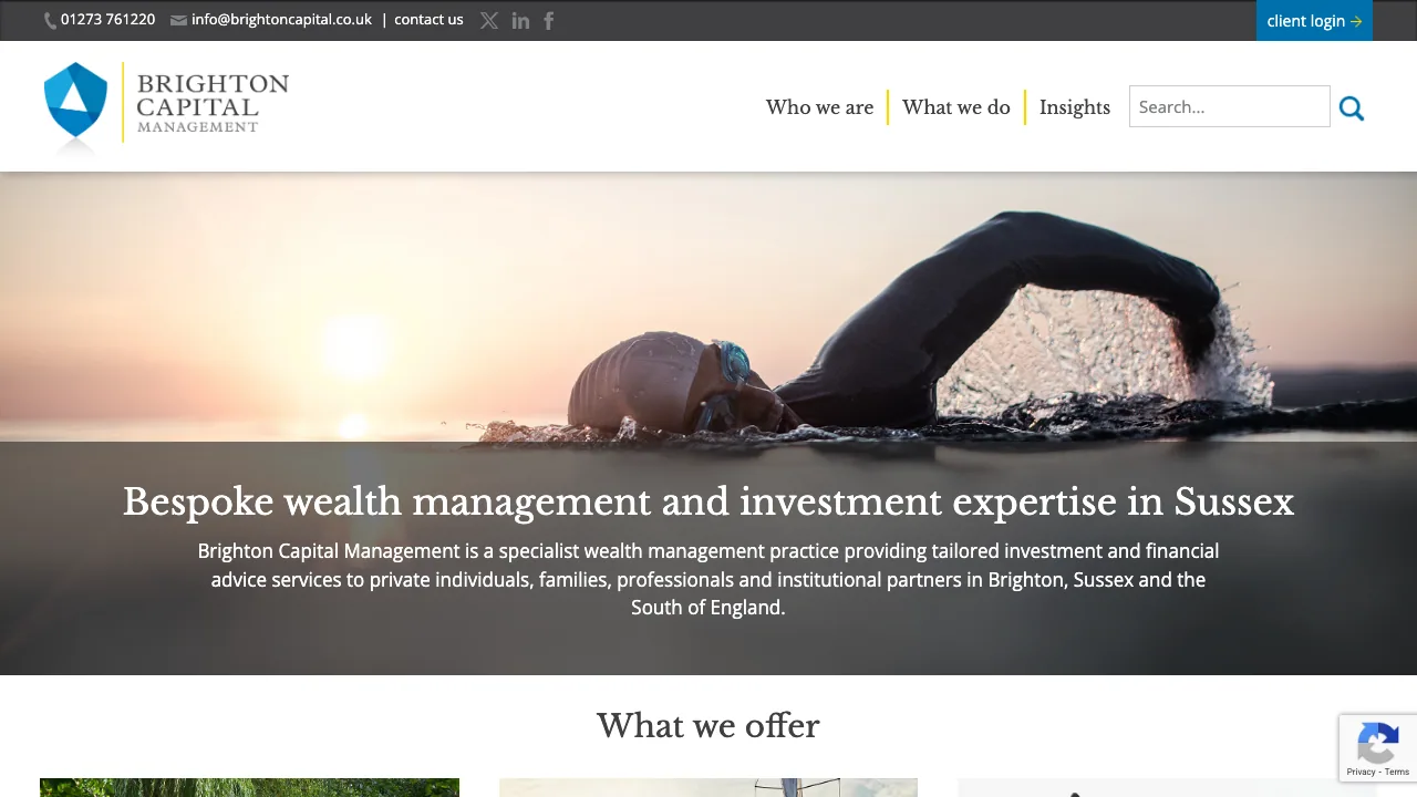 Brighton Capital Management website preview