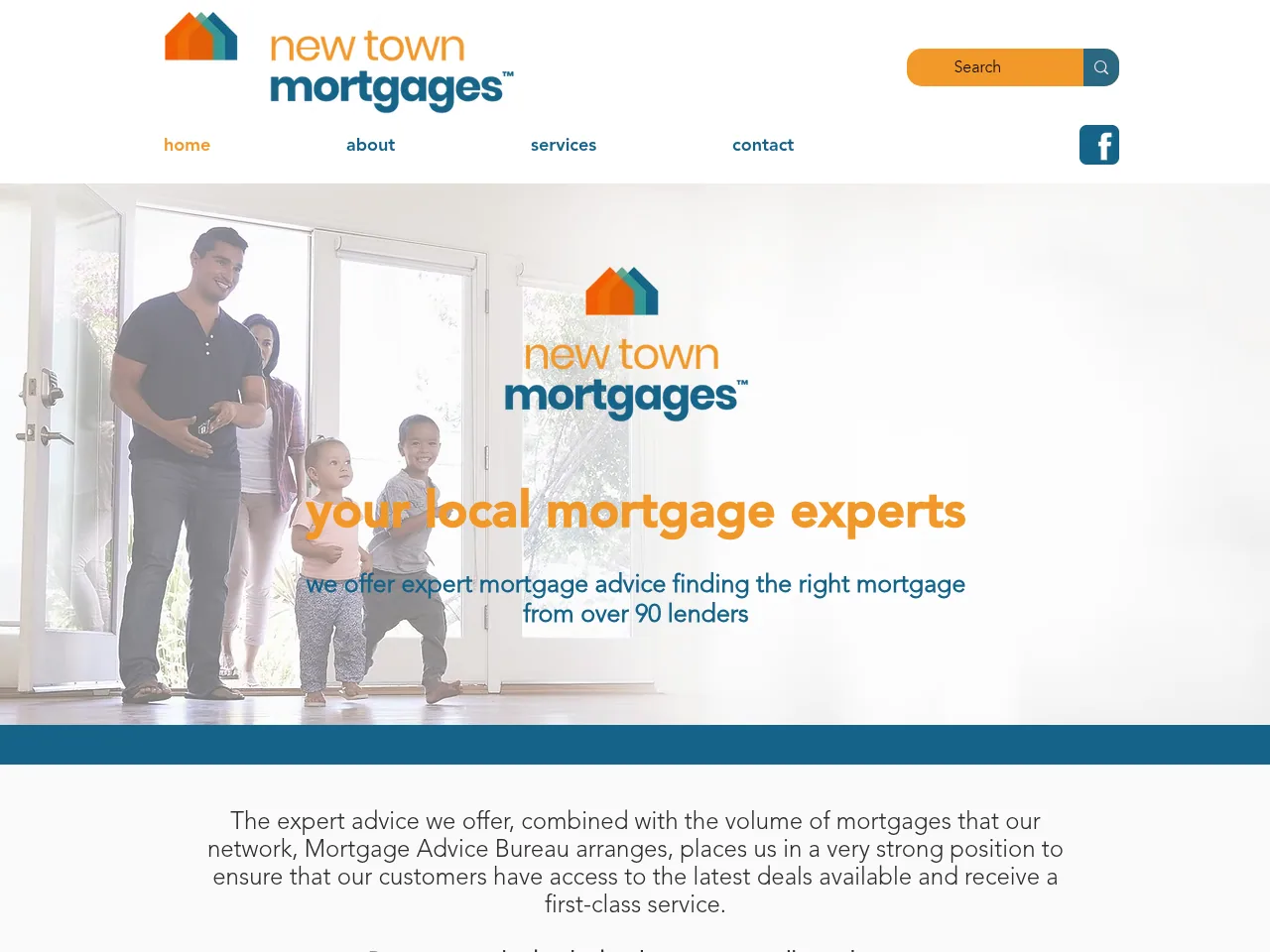 New Town Mortgages website preview