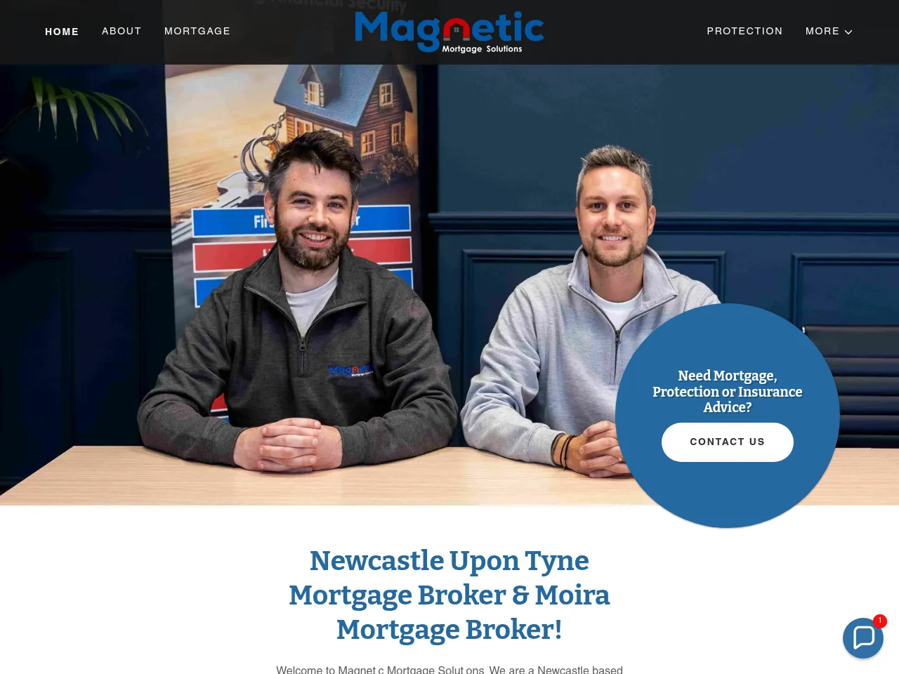 Magnetic Mortgage Solutions website preview