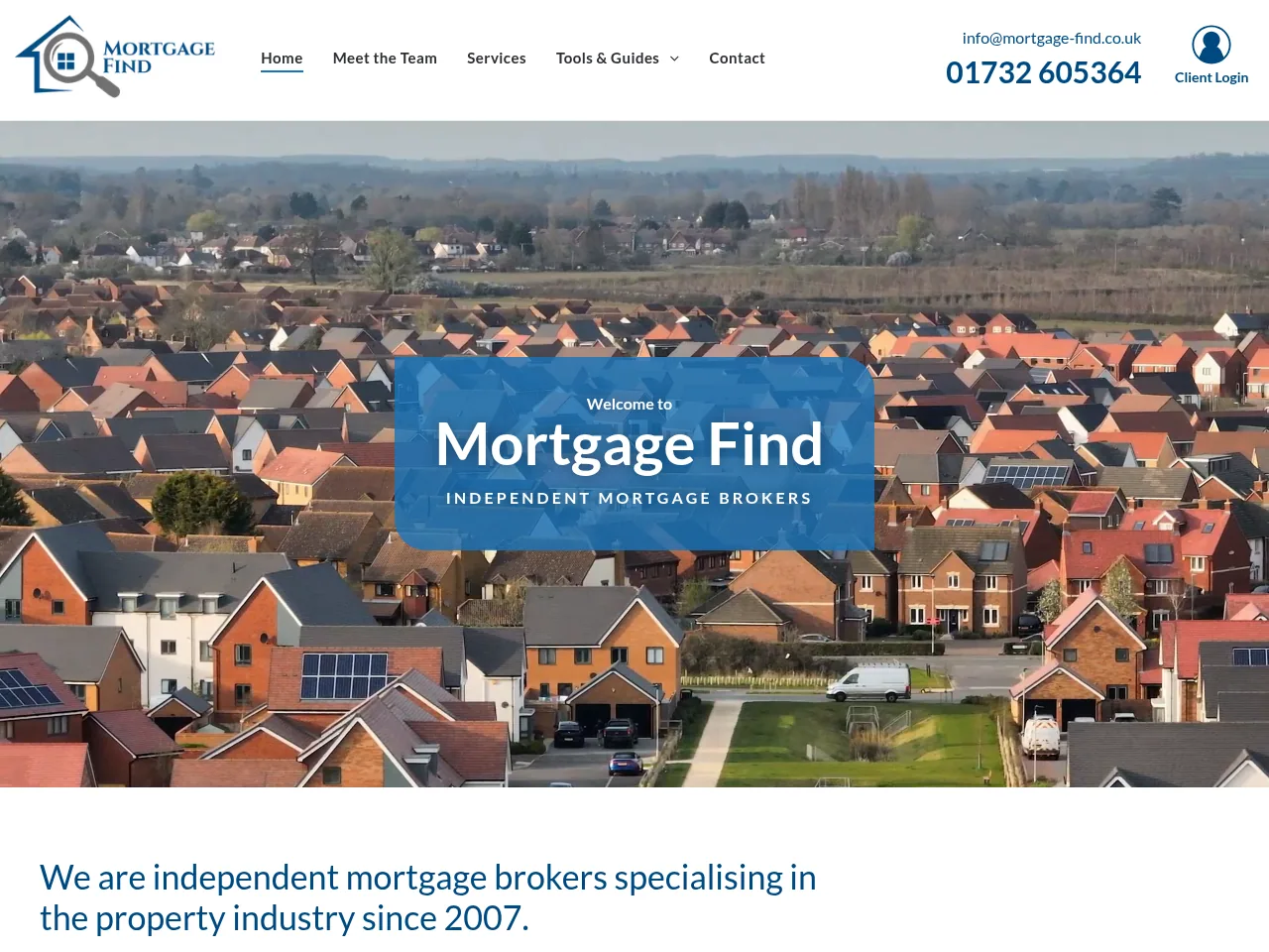 Mortgage Find website preview