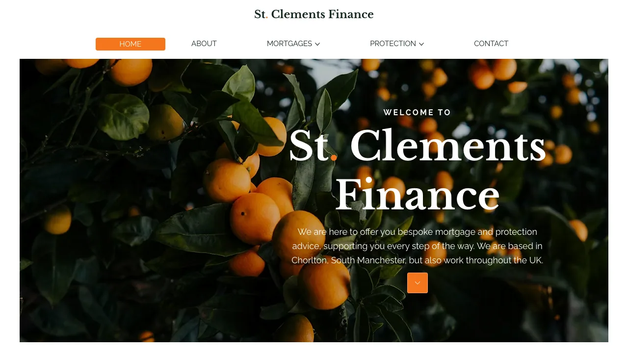 St. Clements Finance website preview