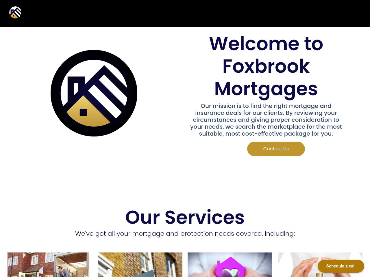 Foxbrook Mortgages website preview